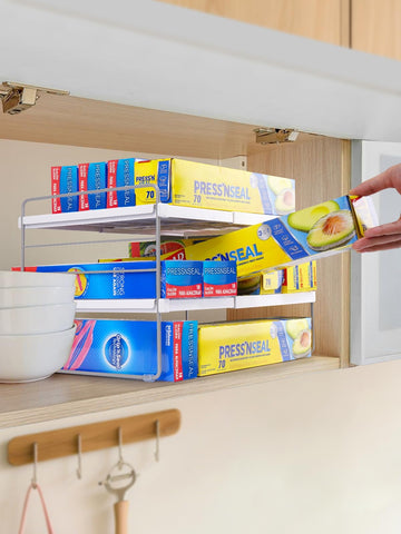 Cirhy heavy-duty anti-wobble rack stabilizes cabinets during use.
