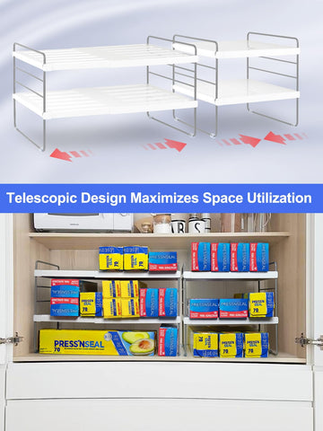 Cirhy open-wire design keeps wraps and boxes visible at a glance.