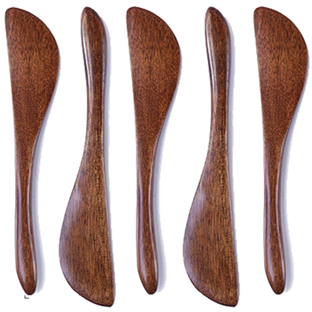 CISHNOU wood spreaders show unique natural grain for elegant cheese service.