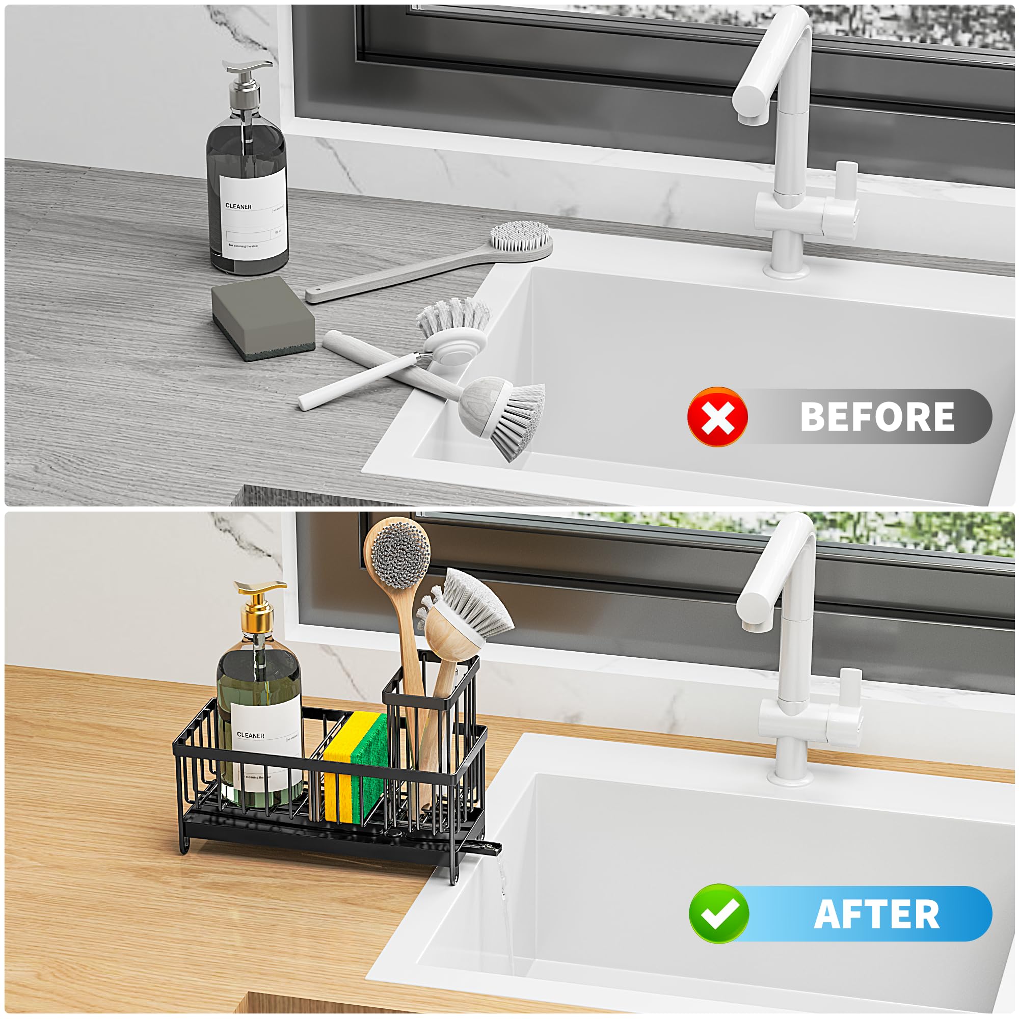 Cisily no-installation design is ready to use on countertops without tools