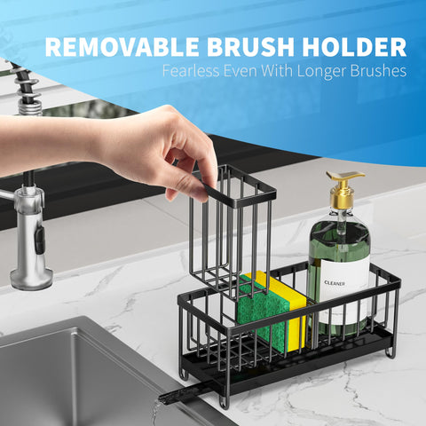 Cisily rustproof stainless steel construction maintains a clean, sleek look on the kitchen counter