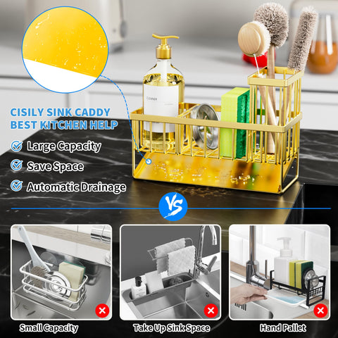 Cisily upgraded brush holder stores multiple brushes neatly