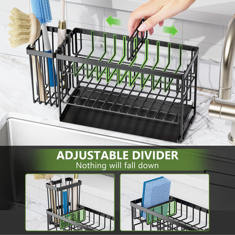 Cisily inclined drain board drains water into sink neatly