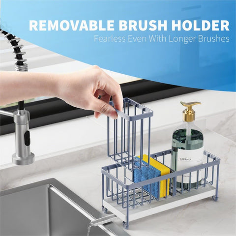 Cisily ready-to-use kitchen organizer arrives ready for counter placement.