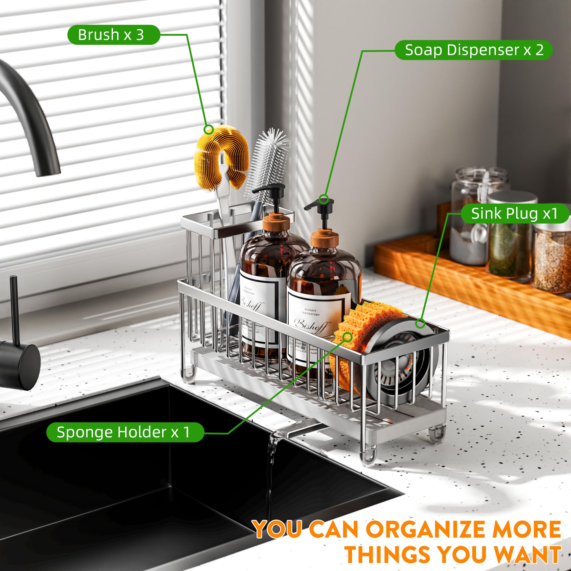 Cisily rustproof 304 stainless steel construction resists wear