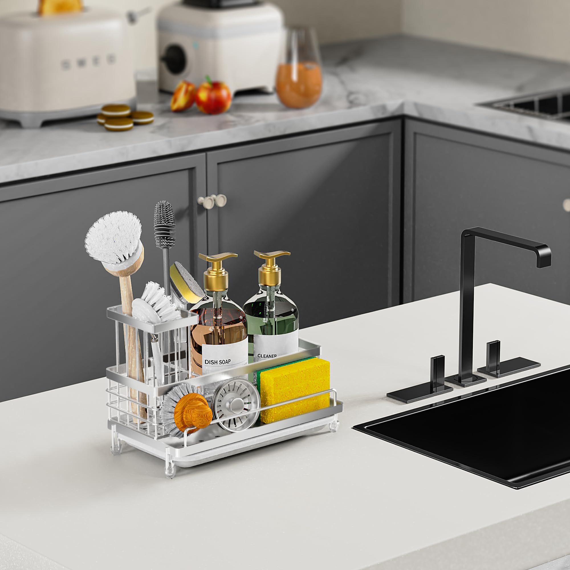 Cisily rustproof kitchen accessory complements modern stainless steel decor