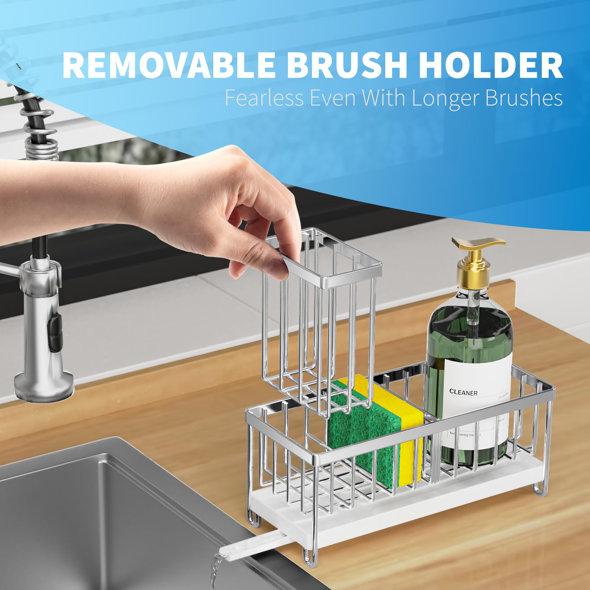 Rustproof stainless steel construction resists rust and deformation