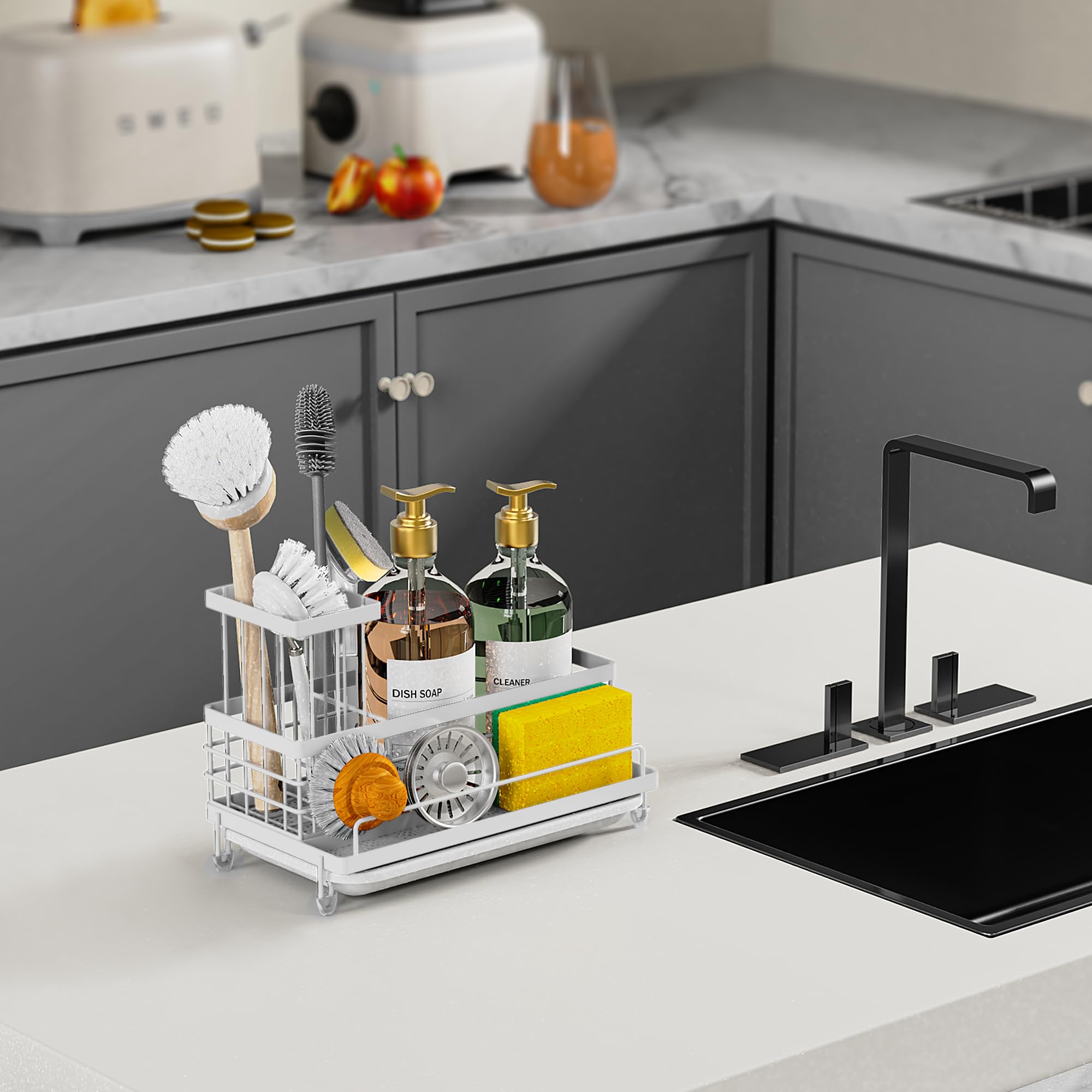 Cisily stainless steel kitchen essentials offer durable, rust-resistant organization.