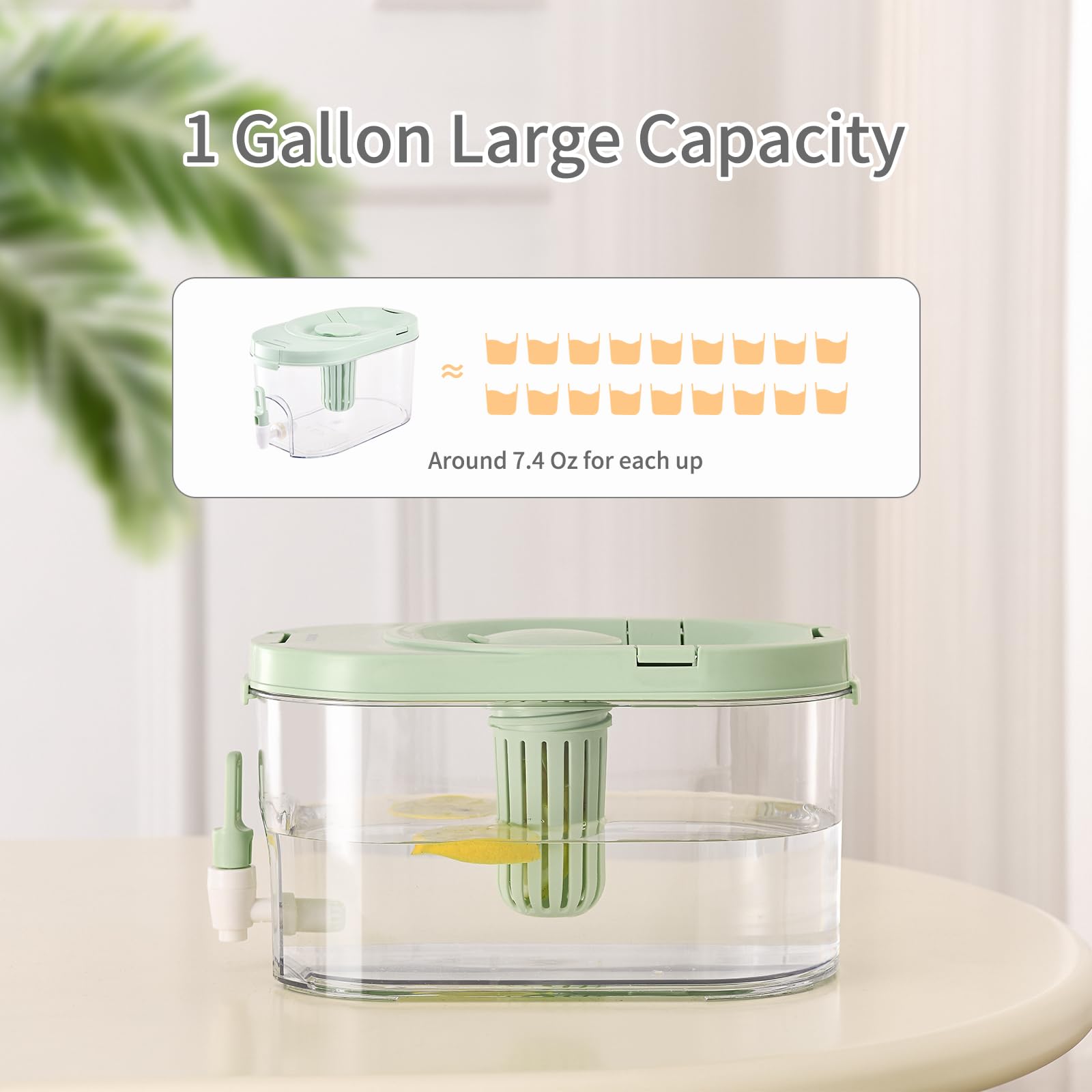 CISIREE fruit infuser feature for refreshing infused drinks.