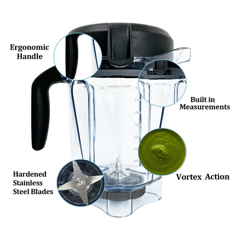 Cittiwo 64oz large-capacity pitcher ideal for family smoothies.