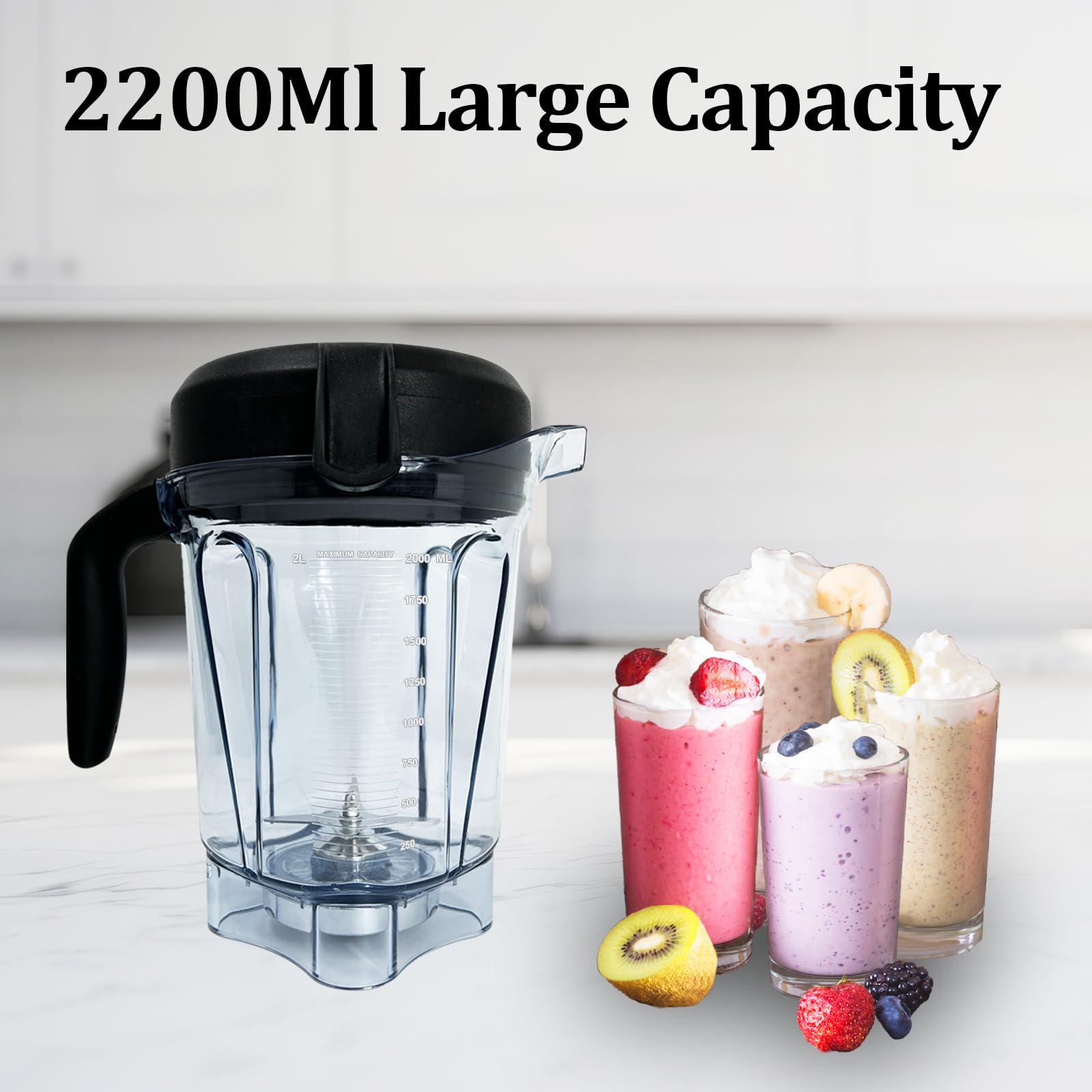 Cittiwo multi-use pitcher for smoothies, purees, soups, and more.