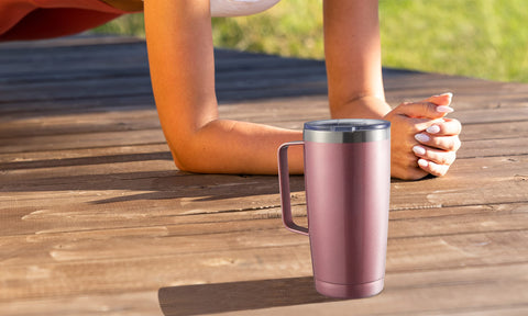 CIVAGO tumbler is perfect for gym, commute, or desk use.