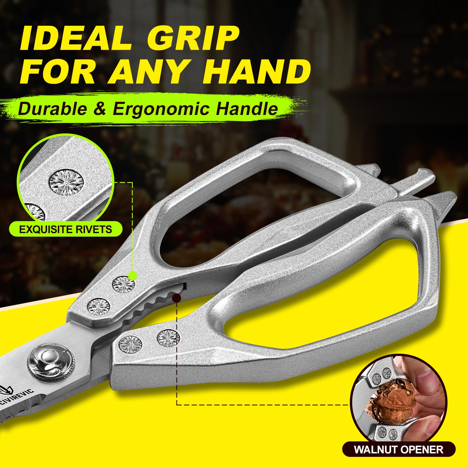CIVIREVIC meat, poultry, seafood trimming blades deliver steady, controlled cuts