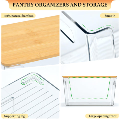 CiWiVOKi durable PET plastic offers clear visibility for quick restocks.