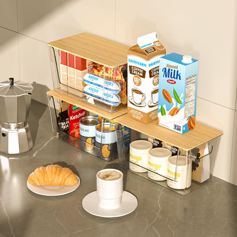 CiWiVOKi anti-slip pads stabilize the holder on shelves and cabinet bases.