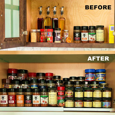 CiWiVOKi two-pack provides double cabinet organization.