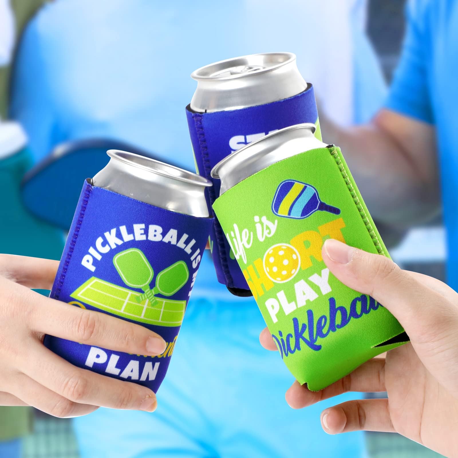 CiyvoLyeen pickleball party decor coolers brighten celebrations.
