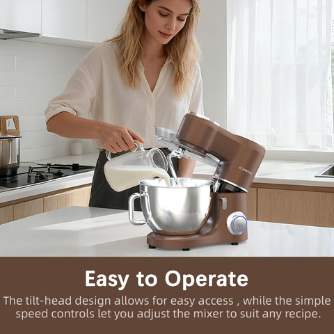 CKemu sturdy die-cast base providing stability during high-speed mixing