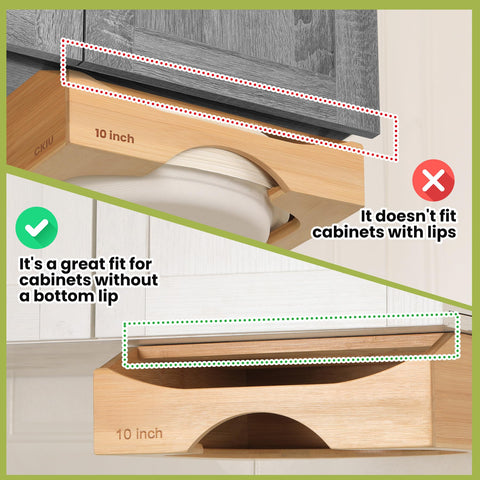 CKIU 10inch plates fit area shows accessible, tidy dinnerware storage.