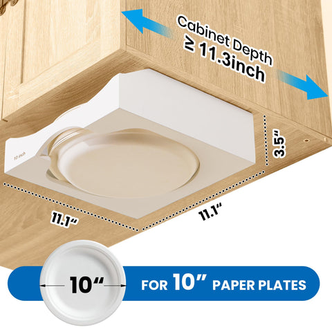 CKIU bamboo dispenser features sturdy construction for daily kitchen use.