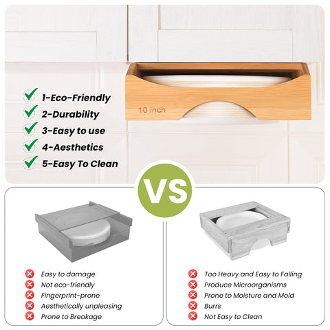 CKIU dispenser dimensions show compact footprint of 11-1 by 11-1 by 3-5 inches.