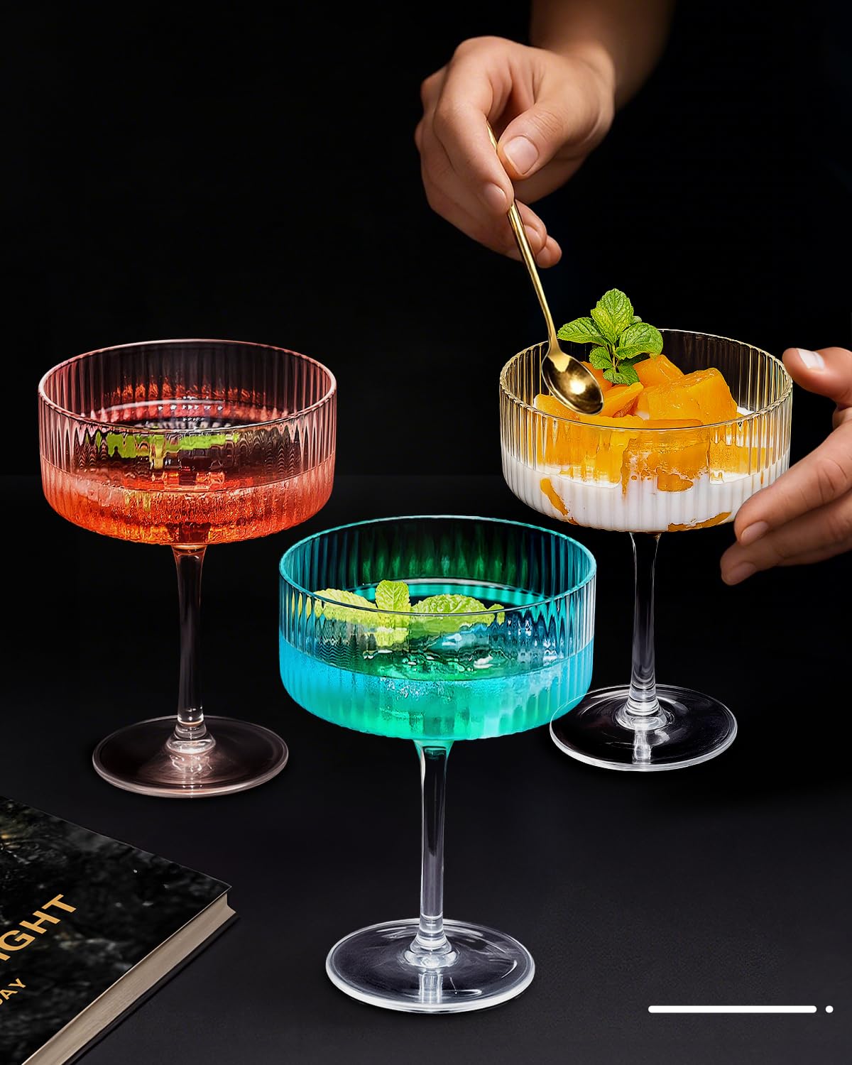 CL FUN Manhattan glass ideal for classic cocktails.