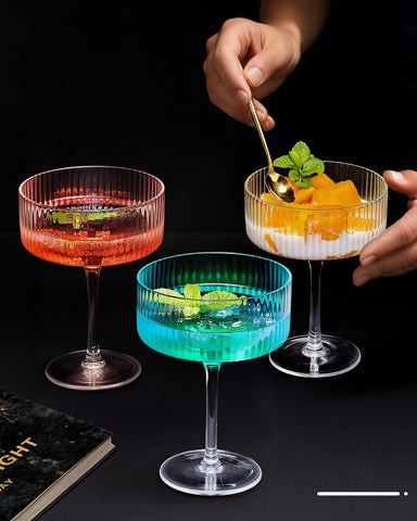 CL FUN Manhattan glass ideal for classic cocktails.
