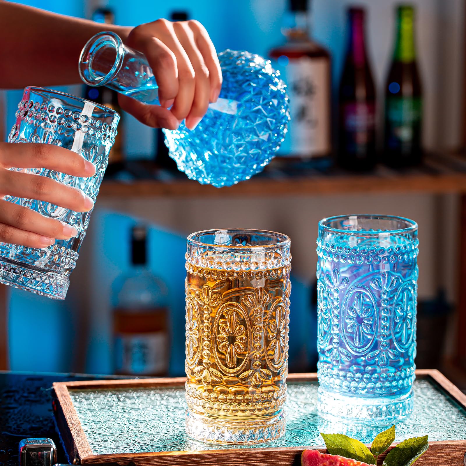 Claplante vintage-style glass for romantic dinners and celebrations.