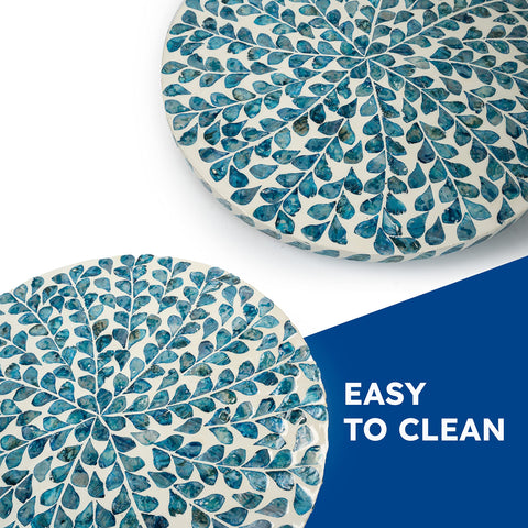 Durable rotating tray helps keep spices and jars within reach in pantry or cabinet.