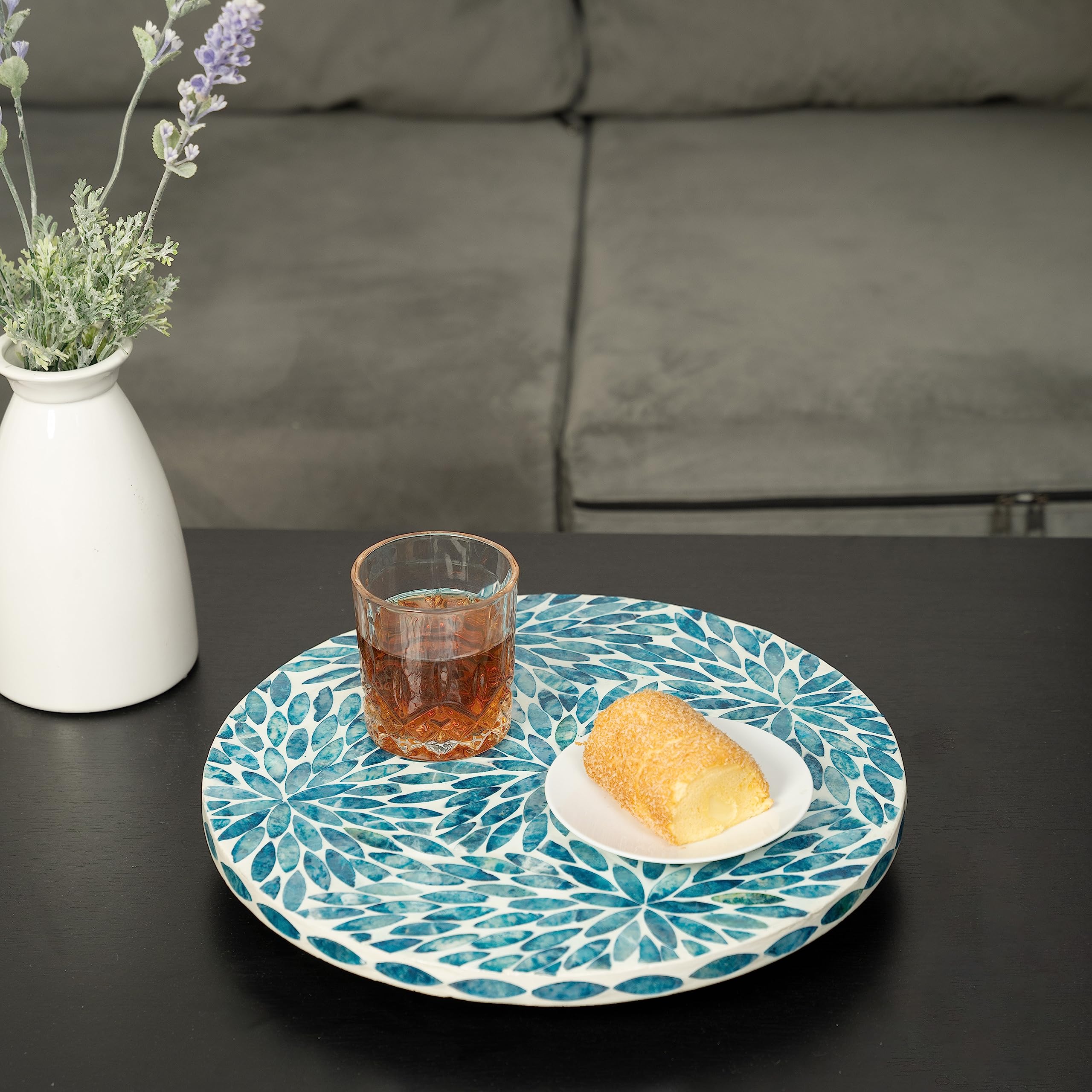 CLAYNIX Lazy Susan in pantry or cabinet for quick access and neat storage.