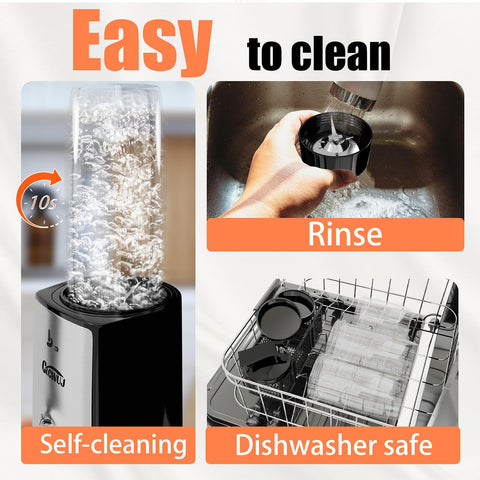 CLCWUJ dishwasher-safe cups and lids for easy cleanup