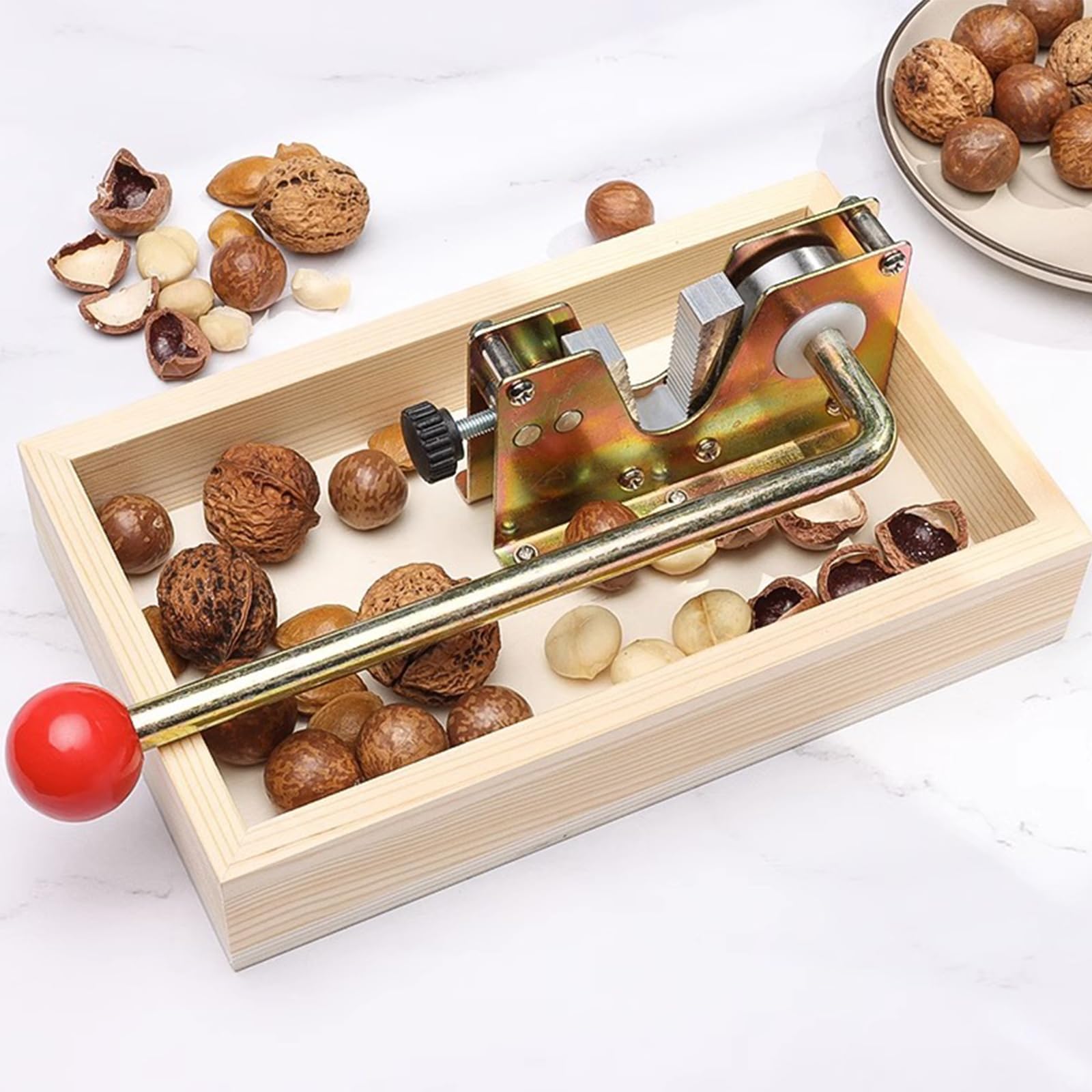 CLEABANKE easy cracking for macadamia nuts and more.