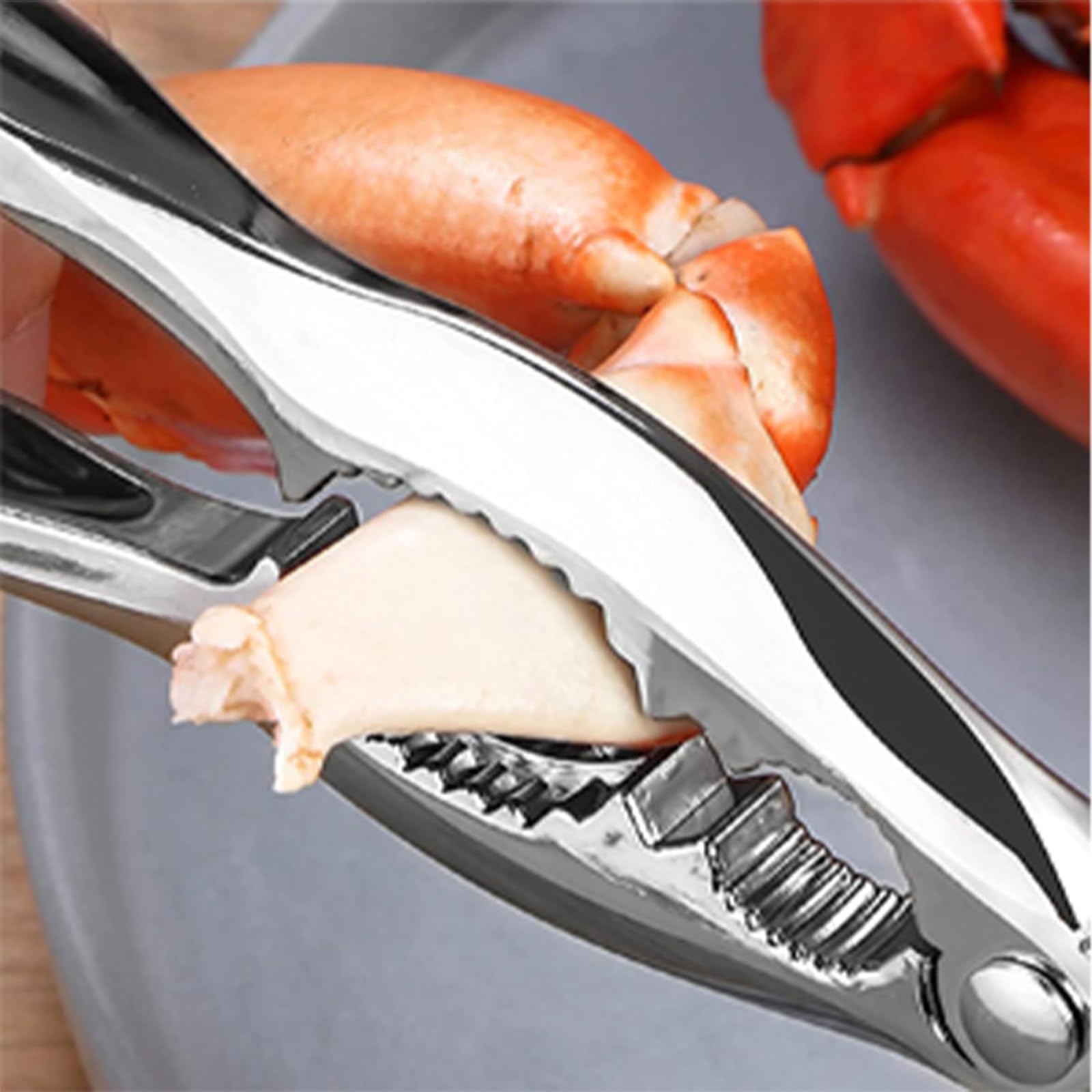 CLEABANKE stainless steel seafood forks for steady picks and portion control.