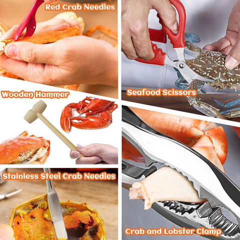 CLEABANKE seafood scissors stainless steel for clean cuts and effortless prep.