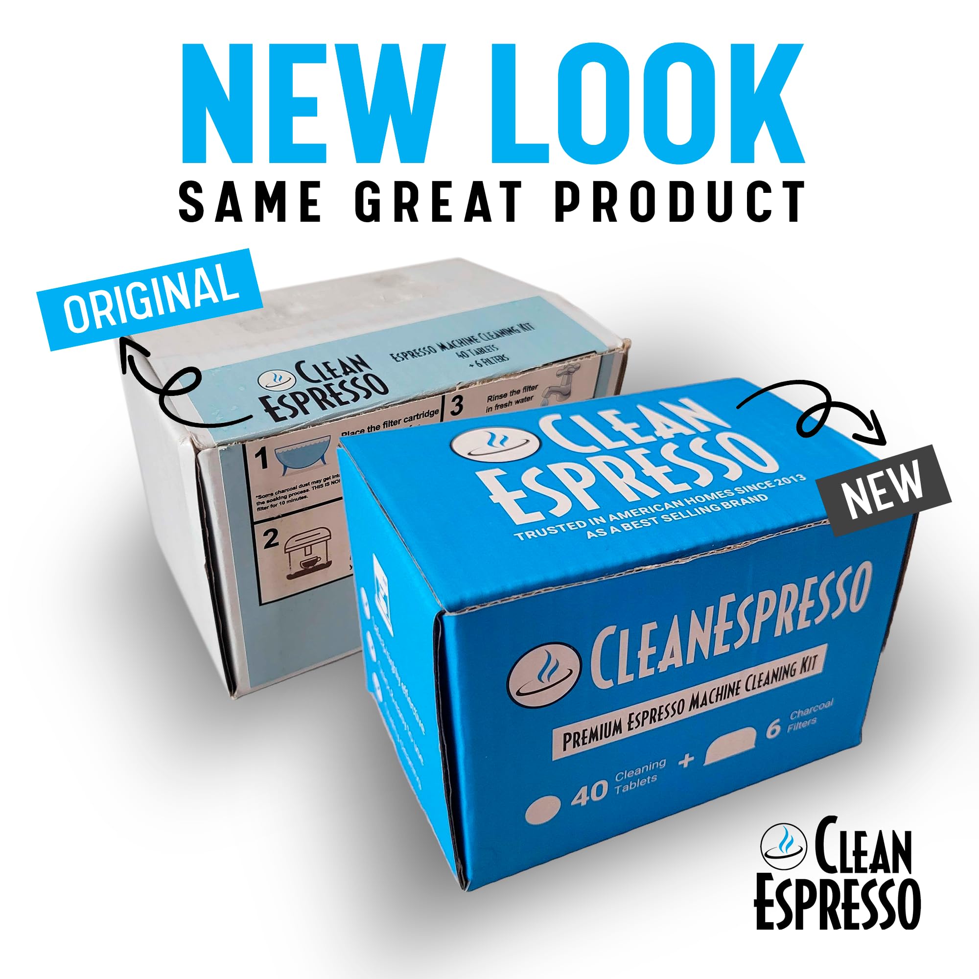 CleanEspresso 2g tablets ready for powerful, precise Breville cleaning cycles.