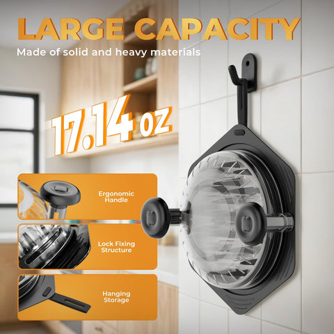 CLEANGOR removable middle plate speeds shredding and cleanup.