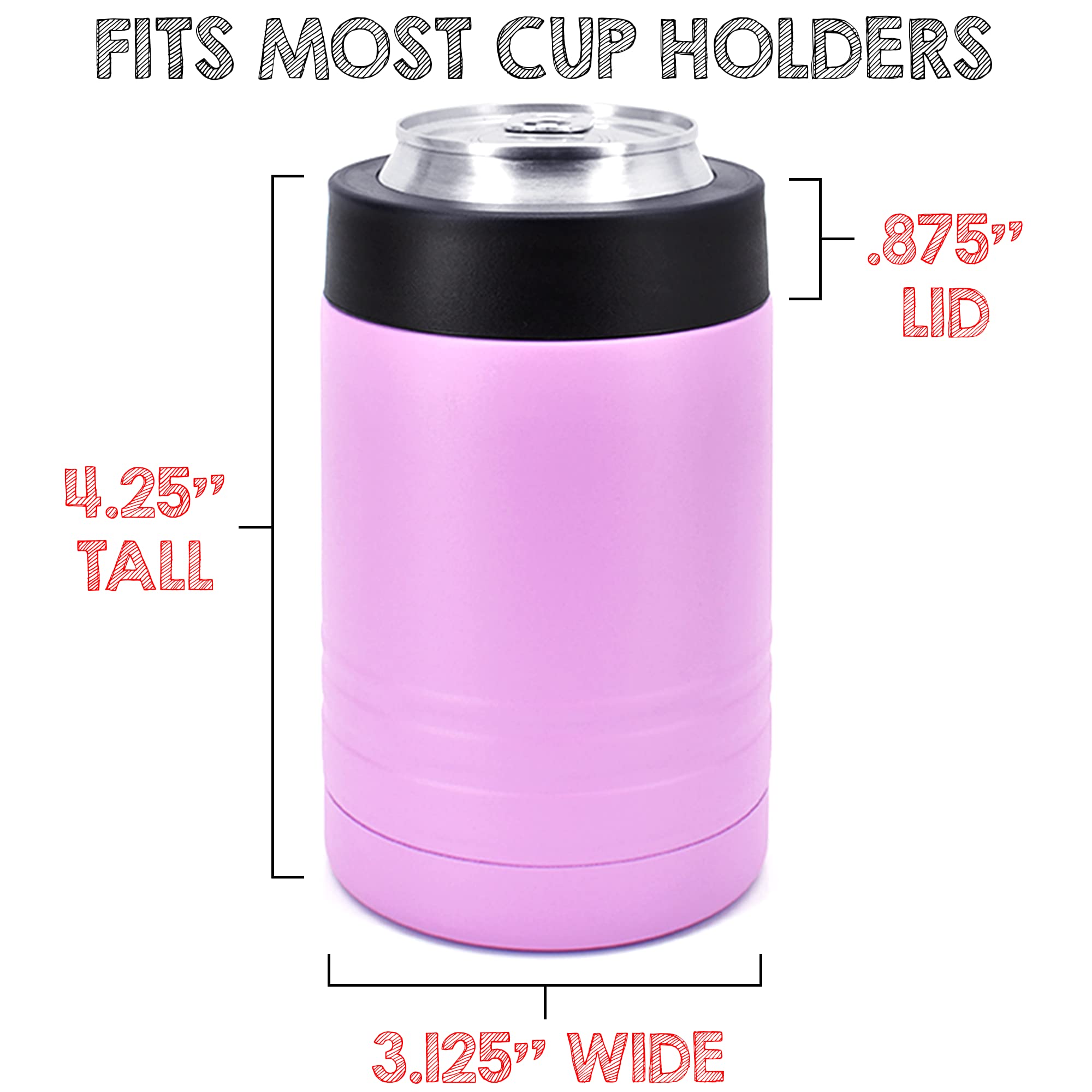 Clear Water Home Goods 4-in-1 cooler showing a 12 oz can inside, ready to chill.