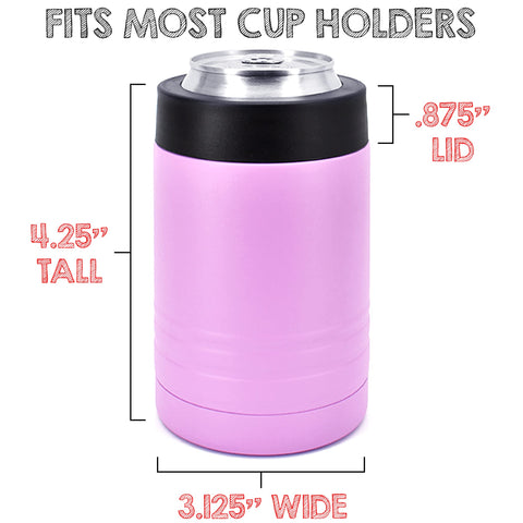 Clear Water Home Goods 4-in-1 cooler showing a 12 oz can inside, ready to chill.