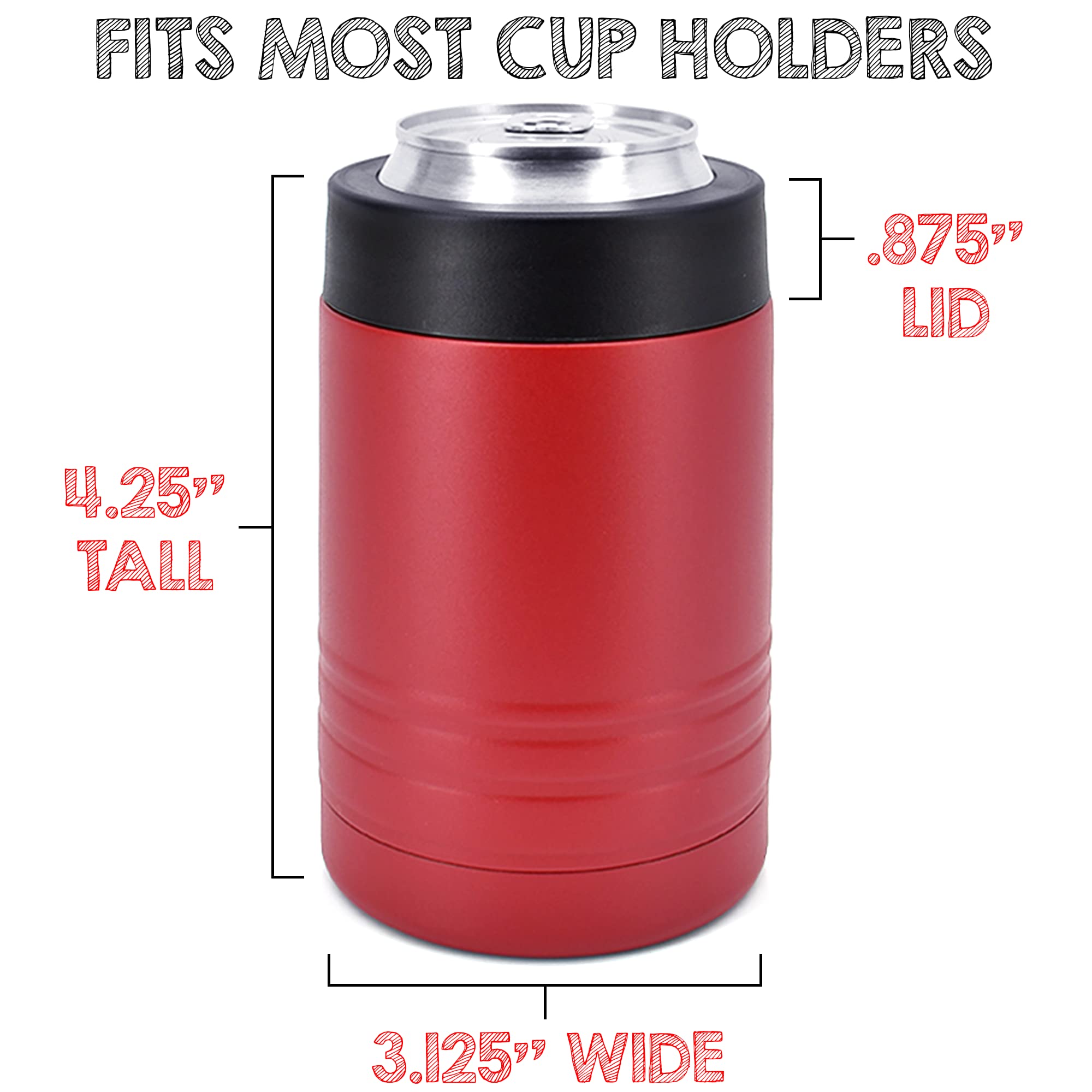 Clear Water Home Goods removable rubber top makes loading 12 oz cans quick