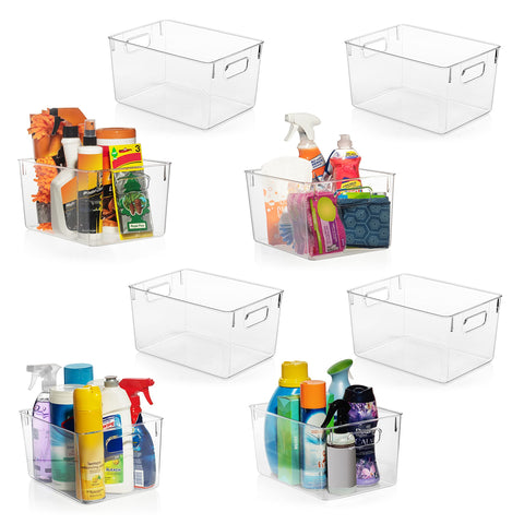 ClearSpace bin for pantry organization with transparent design for quick access.
