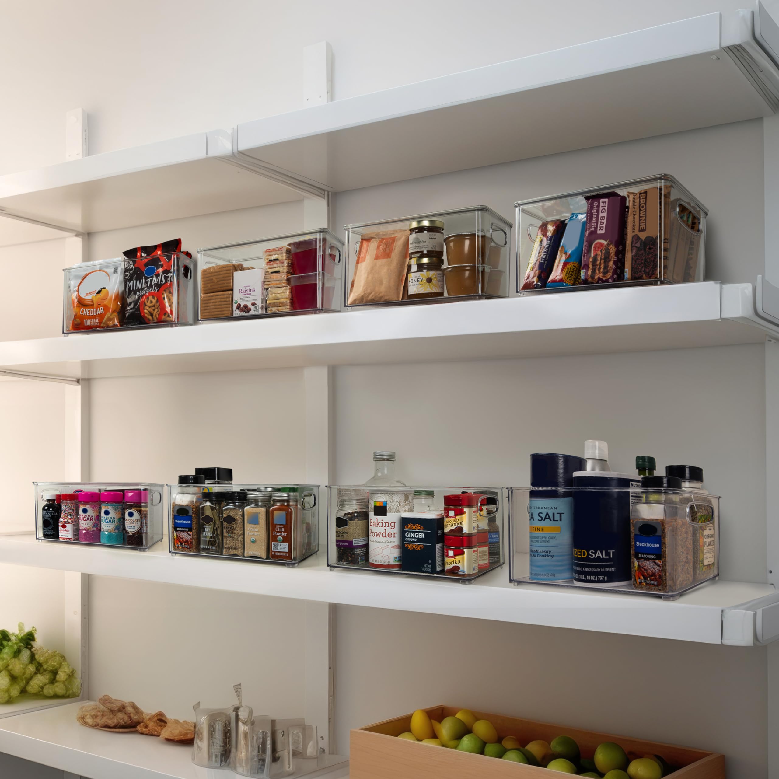 ClearSpace BPA-free plastic bin offers safe, durable kitchen storage.