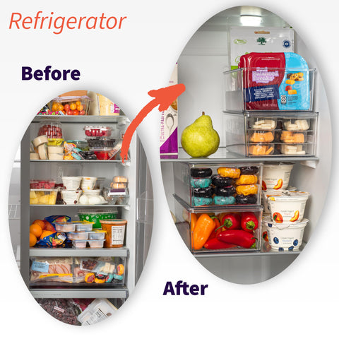 ClearSpace easy-clean bin cleans with mild soap and water for busy kitchens.