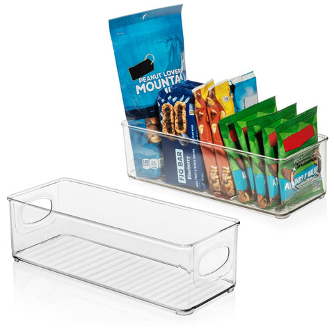 ClearSpace fridge bin inside view highlighting large capacity storage