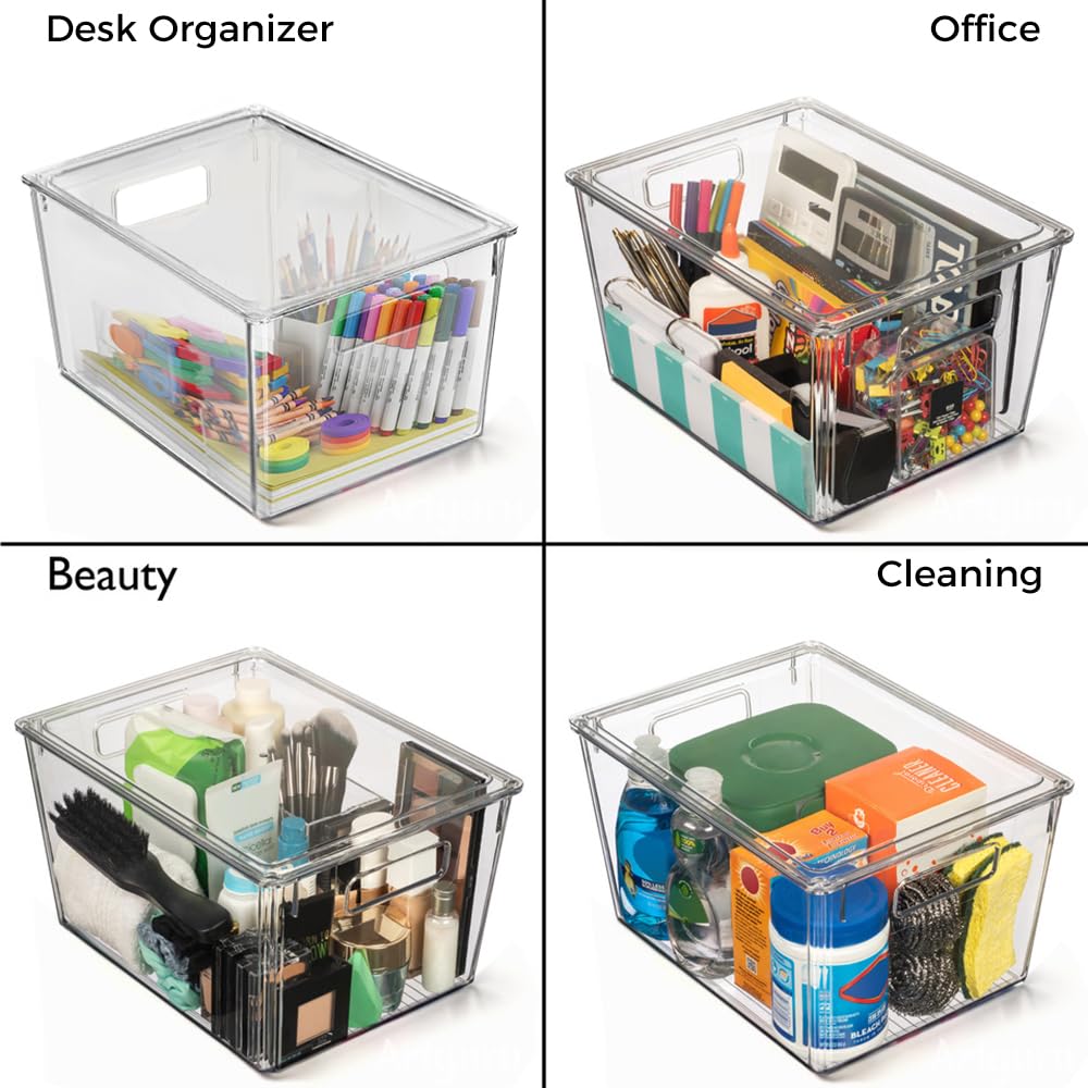 ClearSpace fridge storage bin ideal for fridge organization and easy access.