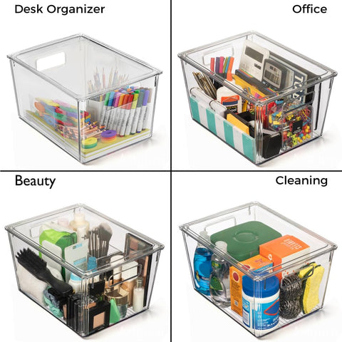 ClearSpace fridge storage bin ideal for fridge organization and easy access.