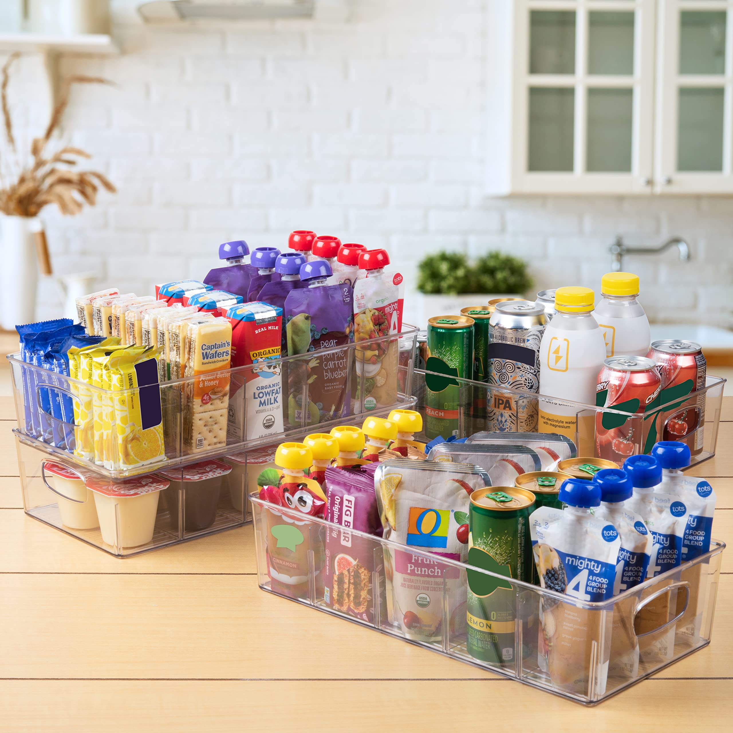 ClearSpace removable dividers bin adapts to item sizes