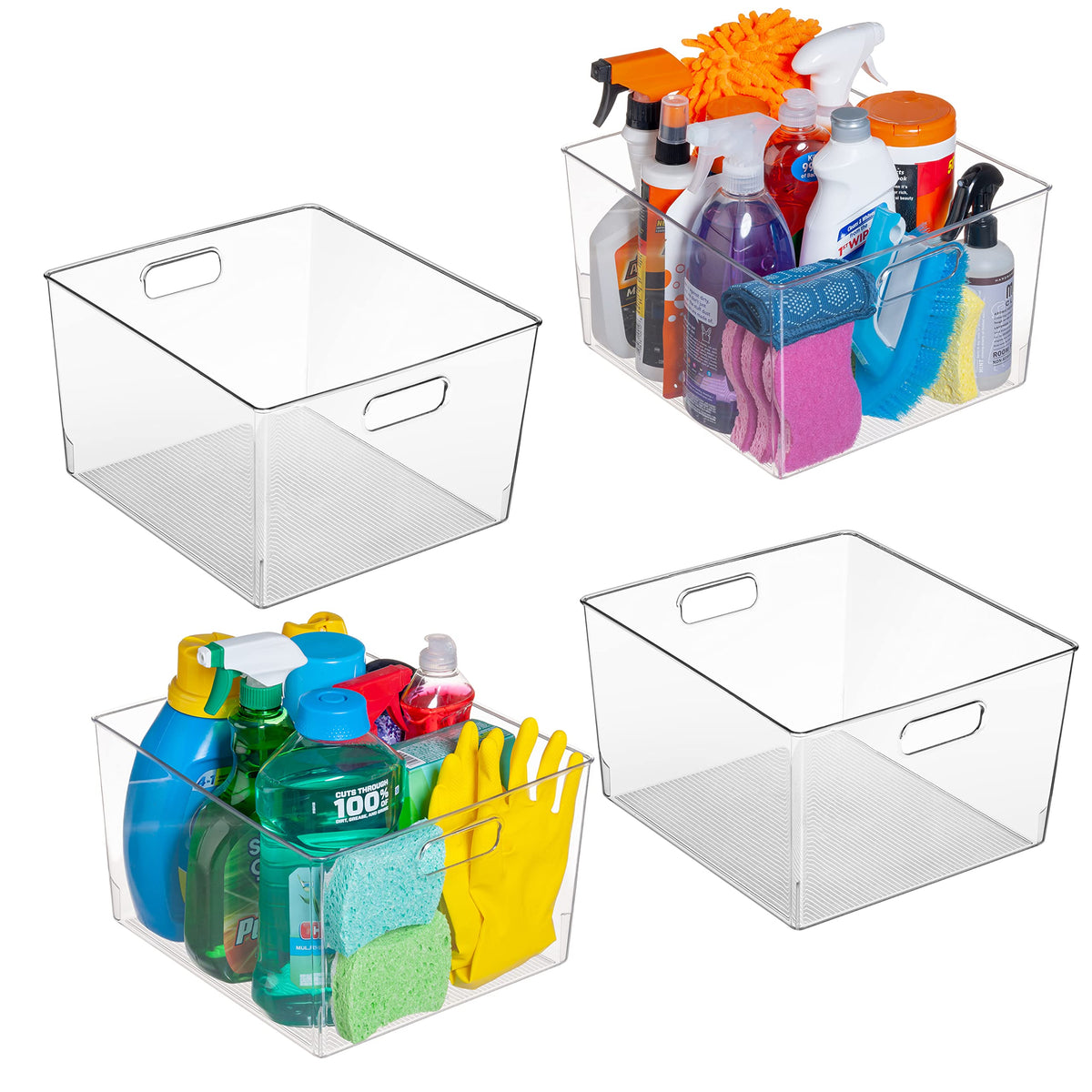 ClearSpace XL bins in the kitchen for easy access and visible contents.