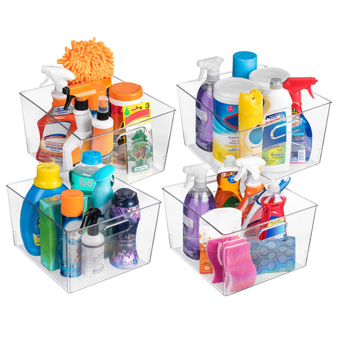ClearSpace XL transparent bin provides quick visibility in pantry or fridge.