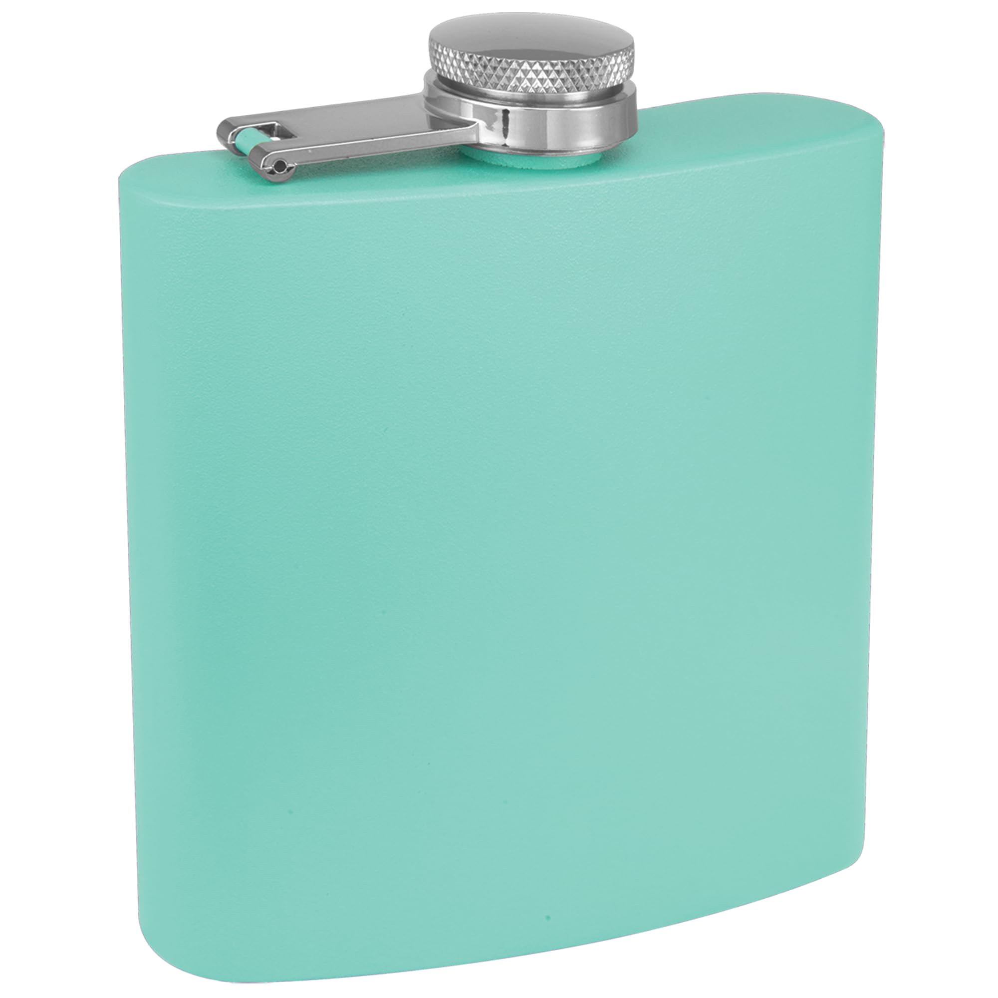 Durable stainless steel Clear Water flask with robust construction.