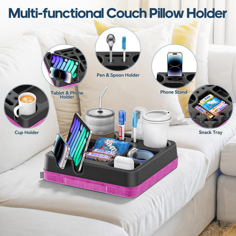 CLESOO couch tray featuring a snack surface for easy bites on the couch